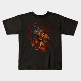 Satyr vs Manticore Kids T-Shirt